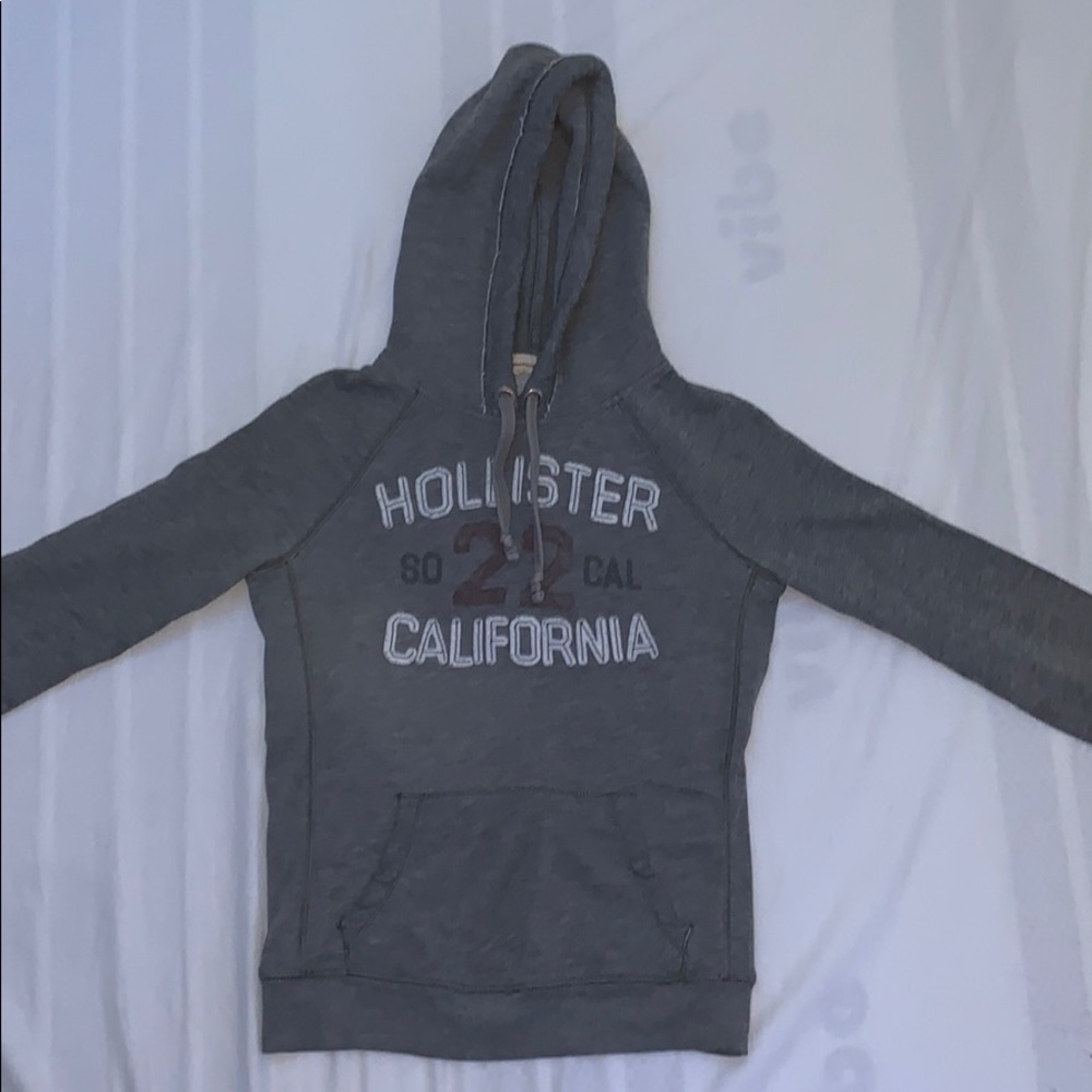 A Grey Hollister Sweatshirt